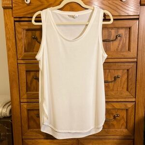 Banana Republic Elegant White Tank Top